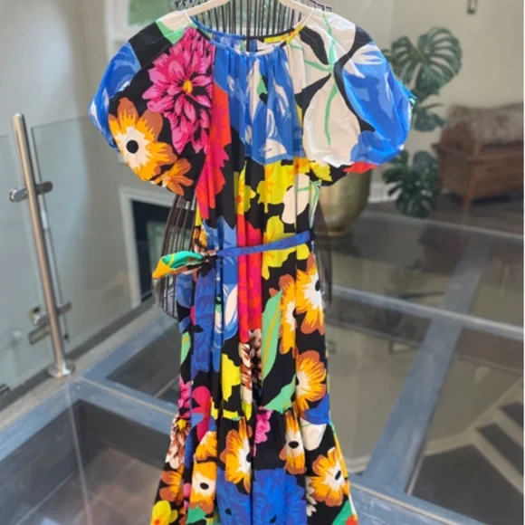 draped satin maxi dress SemSem - One-shoulder Draped Tie-dyed Silk-satin Maxi Dress